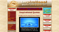Desktop Screenshot of inspirational-quotes-and-poems.net